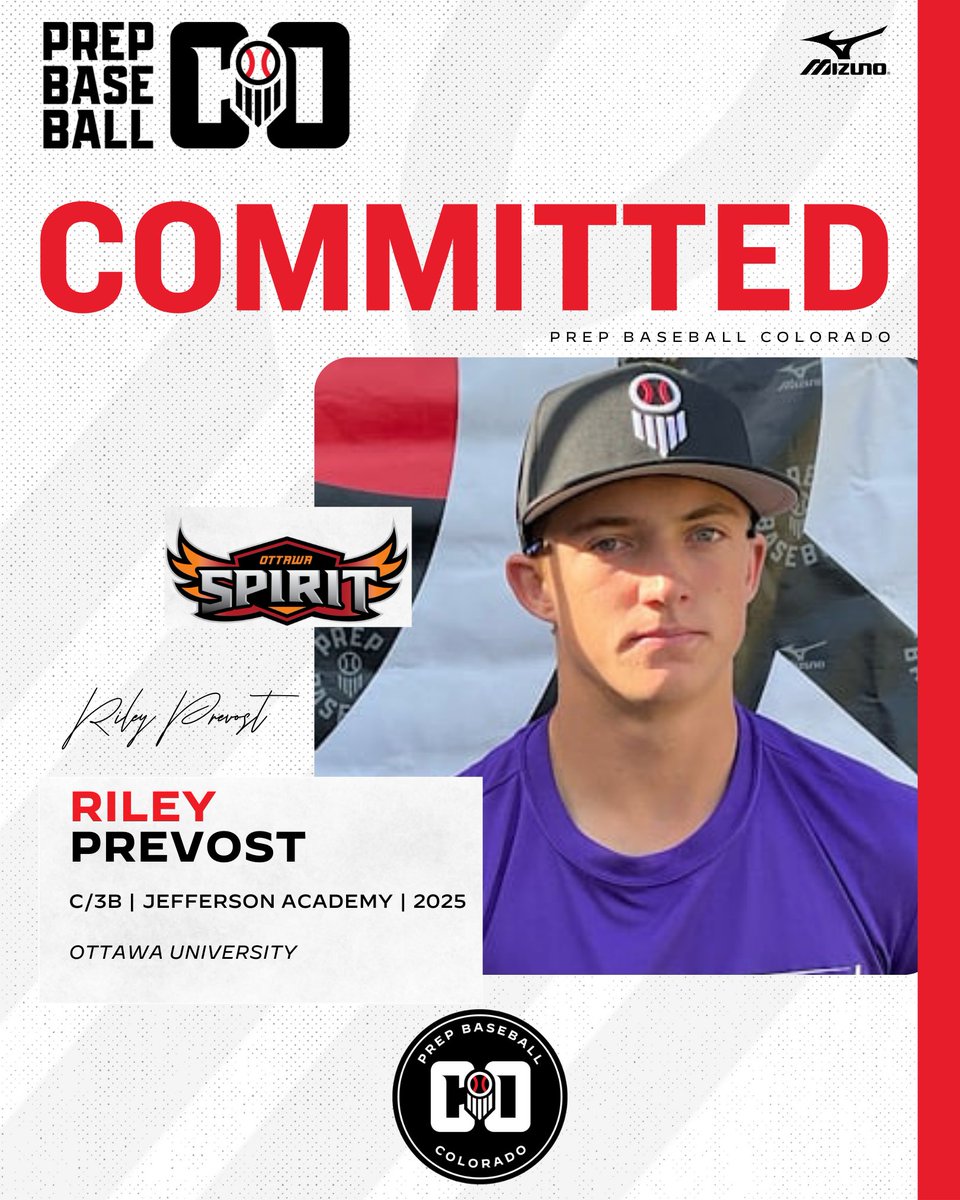 🚨𝐂𝐎𝐌𝐌𝐈𝐓𝐌𝐄𝐍𝐓 𝐀𝐋𝐄𝐑𝐓🚨

'25 C/3B Riley Prevost (Jefferson Academy) has announced his commitment to Ottawa University (AZ).

👤: loom.ly/AheZfE0 | <a href="/RJPrevost24/">Riley Prevost</a>