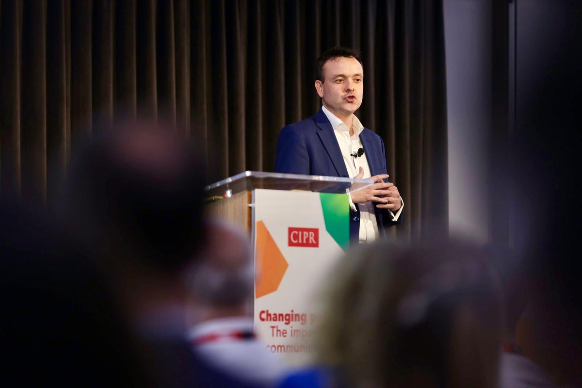 Chartered Institute of Public Relations (@cipr_global) on Twitter photo "Being an MP is the best job in the world, but Parliament is the poshest prison on the planet."
The Rt Hon <a href="/SMcPartland/">The Rt Hon Stephen McPartland</a> on the challenges MPs face and how PR pros can navigate the political landscape and build strategic relationships with parliamentarians.
#CIPRConf24 "Being an MP is the best job in the world, but Parliament is the poshest prison on the planet."
The Rt Hon <a href="/SMcPartland/">The Rt Hon Stephen McPartland</a> on the challenges MPs face and how PR pros can navigate the political landscape and build strategic relationships with parliamentarians.
#CIPRConf24