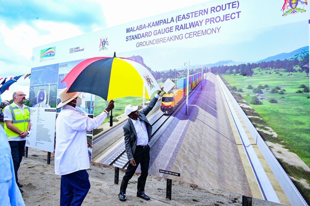 I commissioned the SGR construction project in Tororo District this afternoon, another right step towards rationalizing especially in the transport sector.

Recently, there was a debate in Parliament regarding rationalization. Why are the Ministry of Transport and UNRA