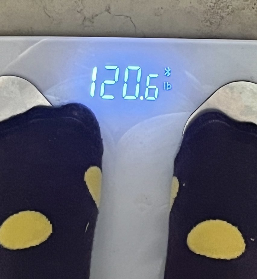 raspberryyfizz's tweet image. went from 160 to 120 so close to my gw😭😭