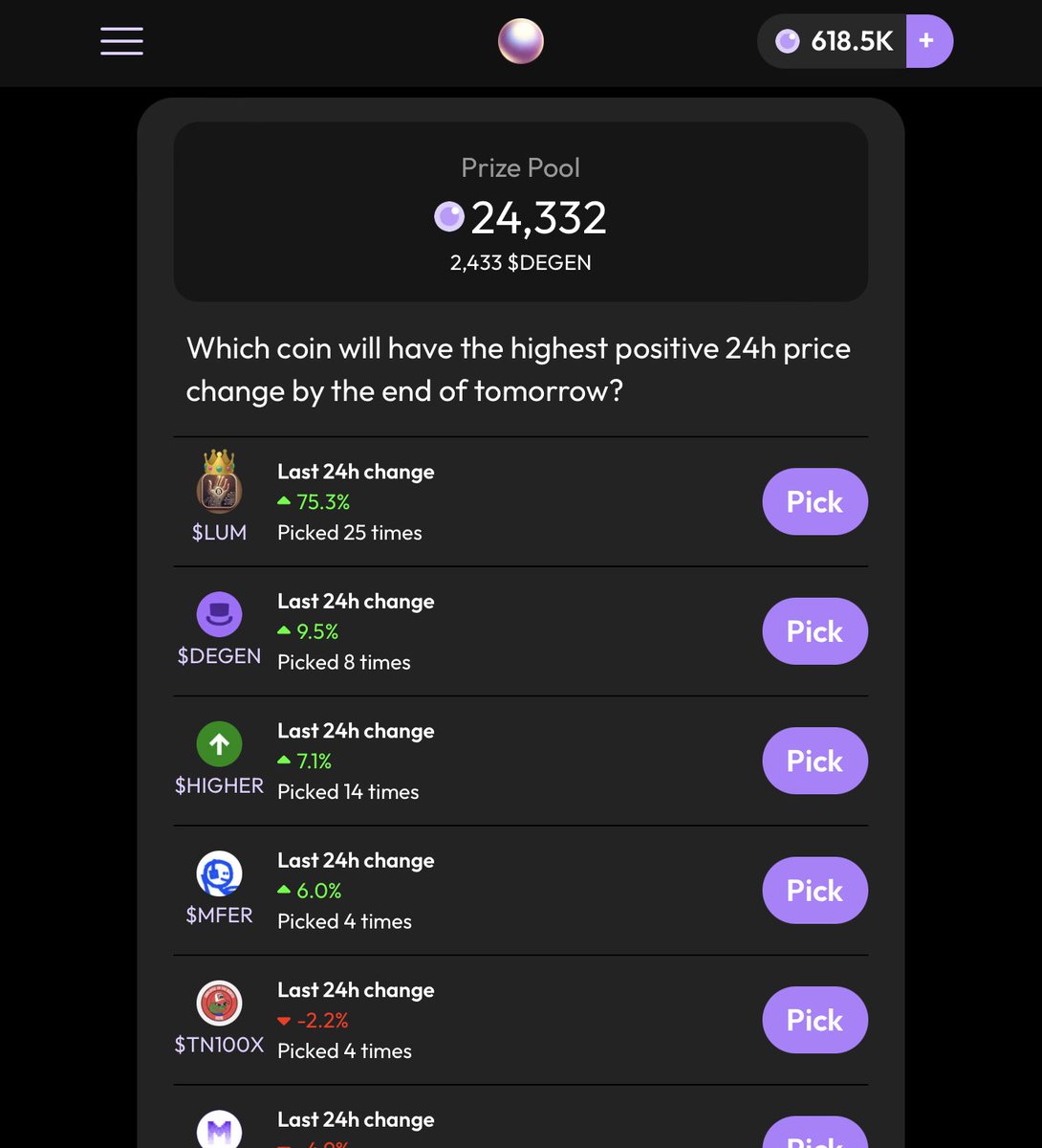 startupoppa's tweet image. 👀 @perl_xyz is like polymarket, but for predicting trends and meme coin prices - exclusively on @farcaster_xyz using only @degentokenbase 

we may have a special place for it with @alfacadotfun launch.

old ideas + new ideas fusing for the big bang. stay tuned.