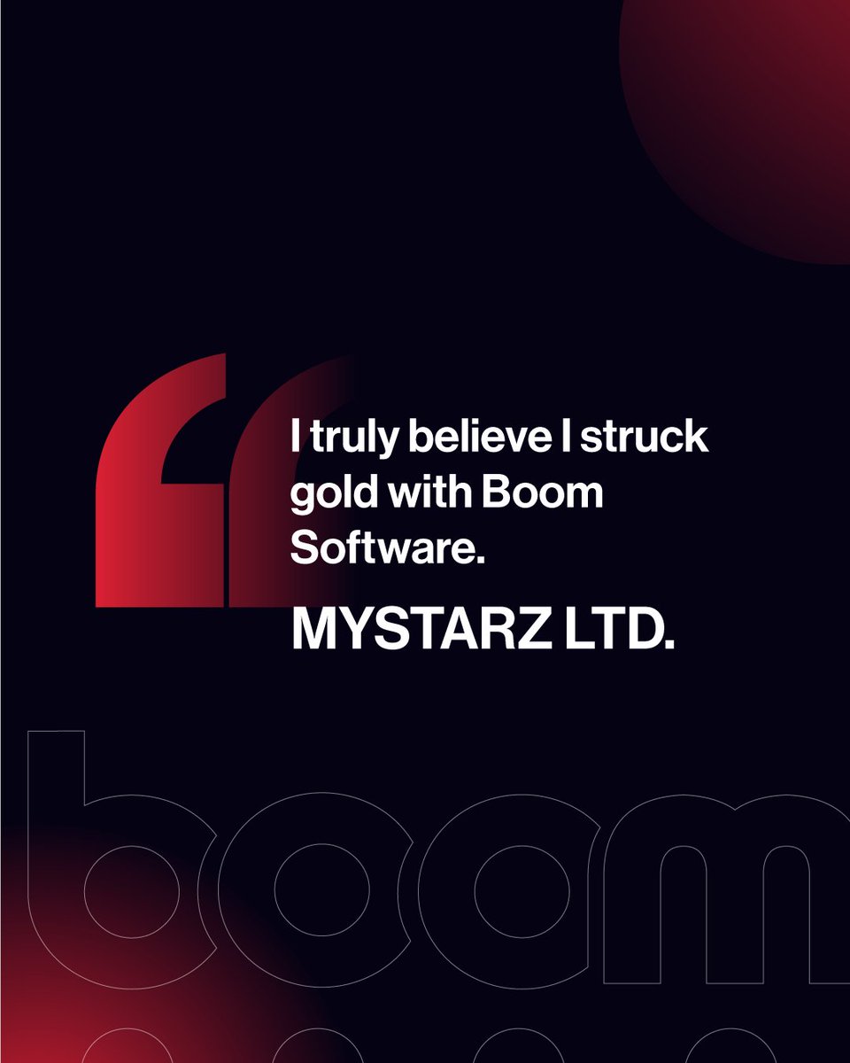 BoomSoftware.com tweet media