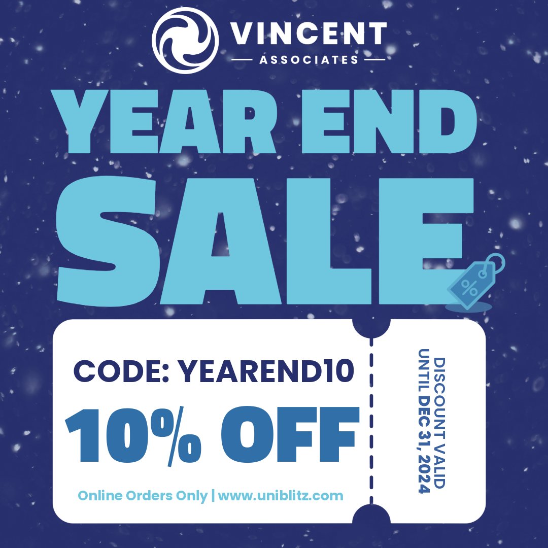 uniblitz's tweet photo. The countdown is on! Don’t miss out on savings as we wrap up 2024!
💥 Up to 10% OFF – online only!
📅 Hurry, the clock is ticking – sale ends December 31, 2024!
🎁 Use code YEAREND10 at checkout for an extra 10% off your order! https://t.co/2F2frr6X0O