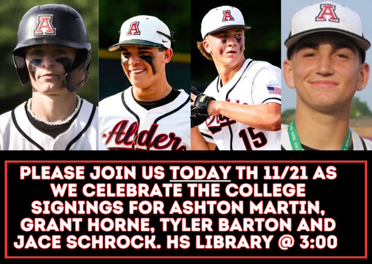 ALDER BASEBALL (@alder_baseball) on Twitter photo 