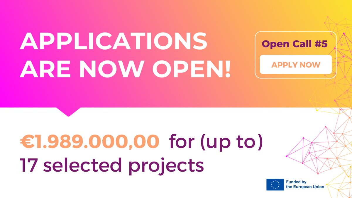 TrustChain (@ngi_trustchain) on Twitter photo 🚀Developers, researchers, and entrepreneurs in digital identity, blockchain, or sustainable DLTs can apply for OC 5 for €117k funding.
🔗 trustchain.ngi.eu/apply/
<a href="/EURODYN_Careers/">EUROPEAN DYNAMICS</a> <a href="/F6S_Gov/">F6S Innovation</a> <a href="/STEconAUEB/">AUEB - STEcon Group</a> <a href="/cibervoluntario/">Cibervoluntarios</a> <a href="/Alastria_/">Alastria Blockchain Ecosystem</a> <a href="/timelex_lawfirm/">Timelex</a> <a href="/CityUniLondon/">Anna</a> <a href="/uoaofficial/">University of Athens</a> 🚀Developers, researchers, and entrepreneurs in digital identity, blockchain, or sustainable DLTs can apply for OC 5 for €117k funding.
🔗 trustchain.ngi.eu/apply/
<a href="/EURODYN_Careers/">EUROPEAN DYNAMICS</a> <a href="/F6S_Gov/">F6S Innovation</a> <a href="/STEconAUEB/">AUEB - STEcon Group</a> <a href="/cibervoluntario/">Cibervoluntarios</a> <a href="/Alastria_/">Alastria Blockchain Ecosystem</a> <a href="/timelex_lawfirm/">Timelex</a> <a href="/CityUniLondon/">Anna</a> <a href="/uoaofficial/">University of Athens</a>