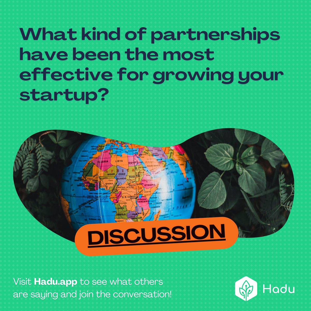 HaduApp's tweet photo. What kind of partnerships have had the biggest impact on your startup's growth? 

Share your experiences and insights with us here: https://t.co/c7wxFPB7Kl

Your input matters! #HaduDiscussions #TechTalk #AfricaStartups https://t.co/6Yc96u11Lq