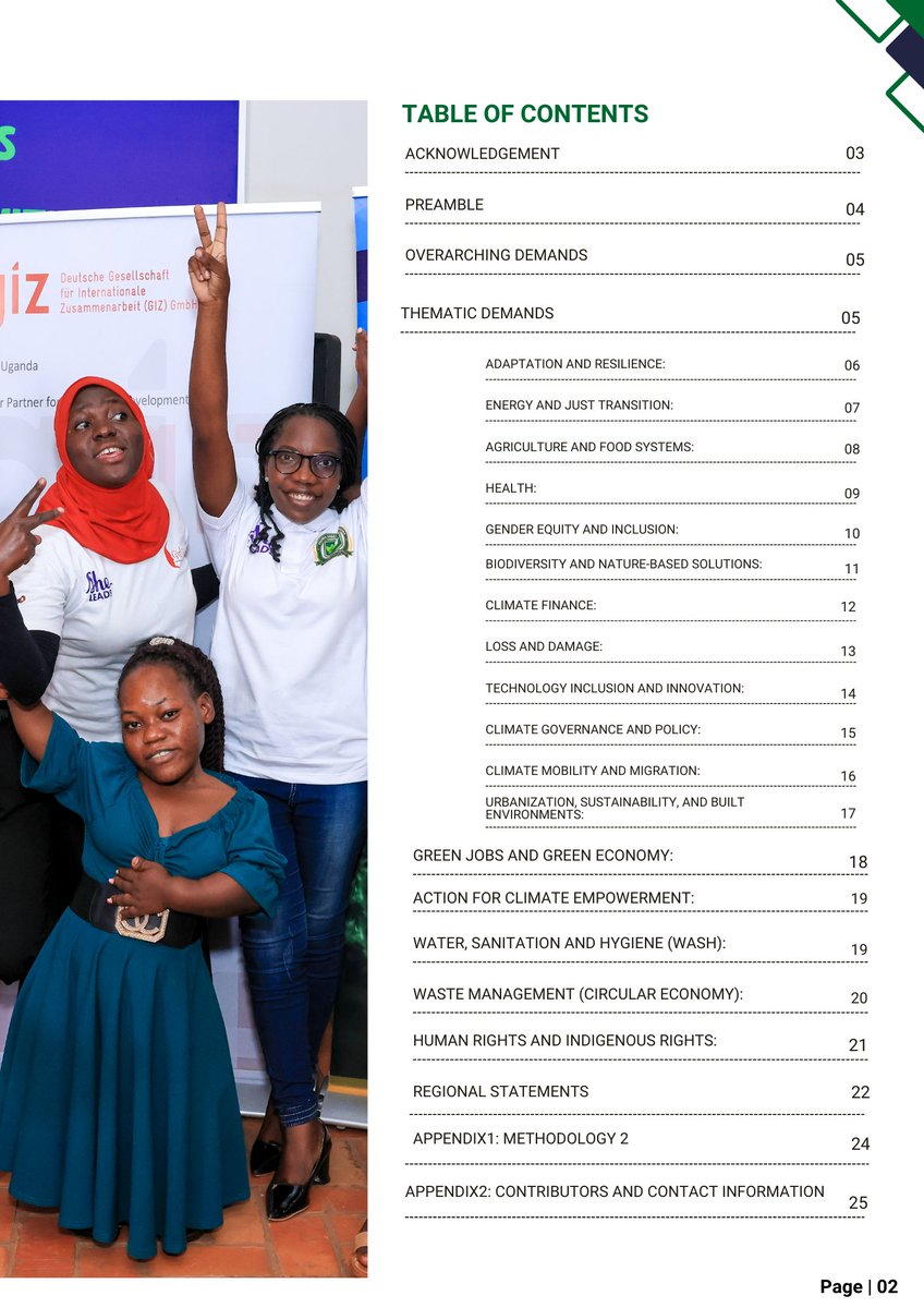 LCOYUganda1's tweet image. 🌍 Breaking News.
The Uganda Children and Youth Climate Statement is out🎉
Explore Uganda’s children and youth priorities for #ClimateAction from LCOY Uganda 2024.🚸🌱
📖 Access it here: drive.google.com/file/d/15go4ta…