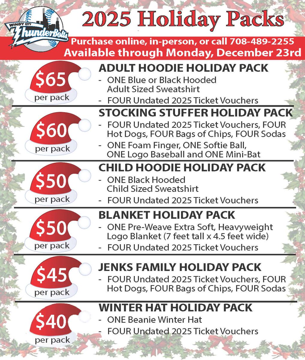 We were contractually obligated to wait for our first snow before we could announce our Holiday Packs!  We offer SIX different packs featuring hoodies, blankets, souvenirs, ticket, food and more!

Purchase your packs NOW in-person, by phone or on-line at wc1.glitnirticketing.com/wcticket/store…