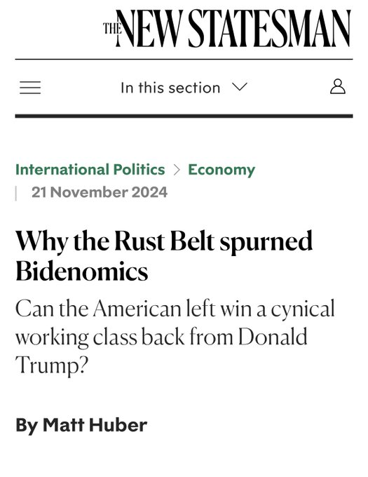 Matt Huber (@matthuber78) on Twitter photo In my piece today, I counterpose Biden/The Democrats' 'invisible' working class politics to Morena's highly visible linkages between material gains and a political party/project (drawing from <a href="/edwinackerman/">Edwin Ackerman</a>'s work on this). newstatesman.com/international-… In my piece today, I counterpose Biden/The Democrats' 'invisible' working class politics to Morena's highly visible linkages between material gains and a political party/project (drawing from <a href="/edwinackerman/">Edwin Ackerman</a>'s work on this). newstatesman.com/international-…