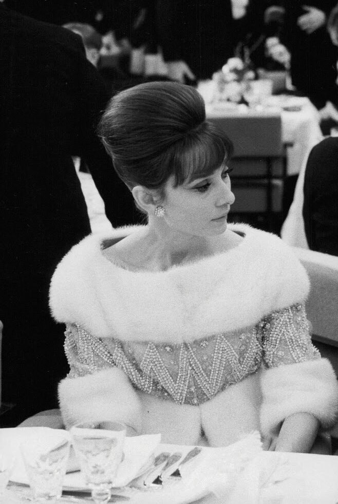 hepburnfiles's tweet photo. audrey hepburn attending le bal des petits lits blancs in le havre, france, on january 14, 1962 https://t.co/otrSYbjqr3