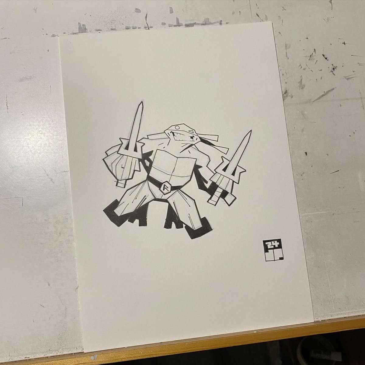 Raphael for fun after work 🐢