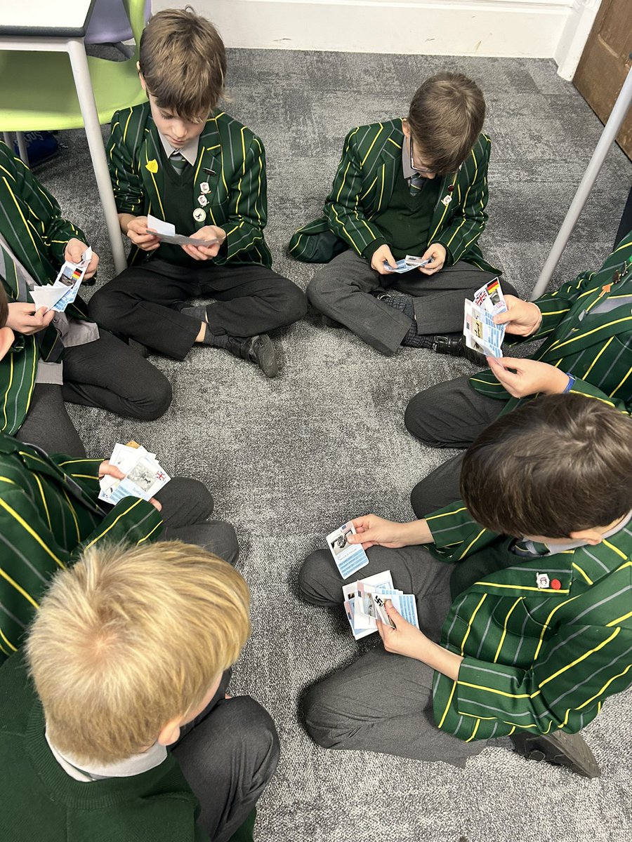 The boys in 6O created their own WW2 planes Top Trumps cards and enjoyed a class game earlier today #CCJYear6 #CCHistory #CCLoveOfLearning #CCCollaborators