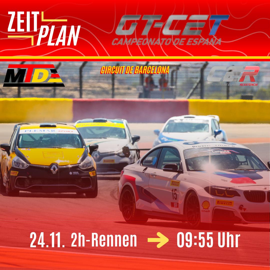 Saisonfinale der <a href="/tcrspain/">TCR Spain</a> &amp; GT-CET steht an. Bei der TCR Spain werden 28 Fahrer an den Start gehen. Dies ist ein neuer Rekord!

Live auf unserem YouTube Account (Link in Bio)

#TCRSpain #GTCET #Motorsport #TCR #MotorsportTelevisionDE #MTD