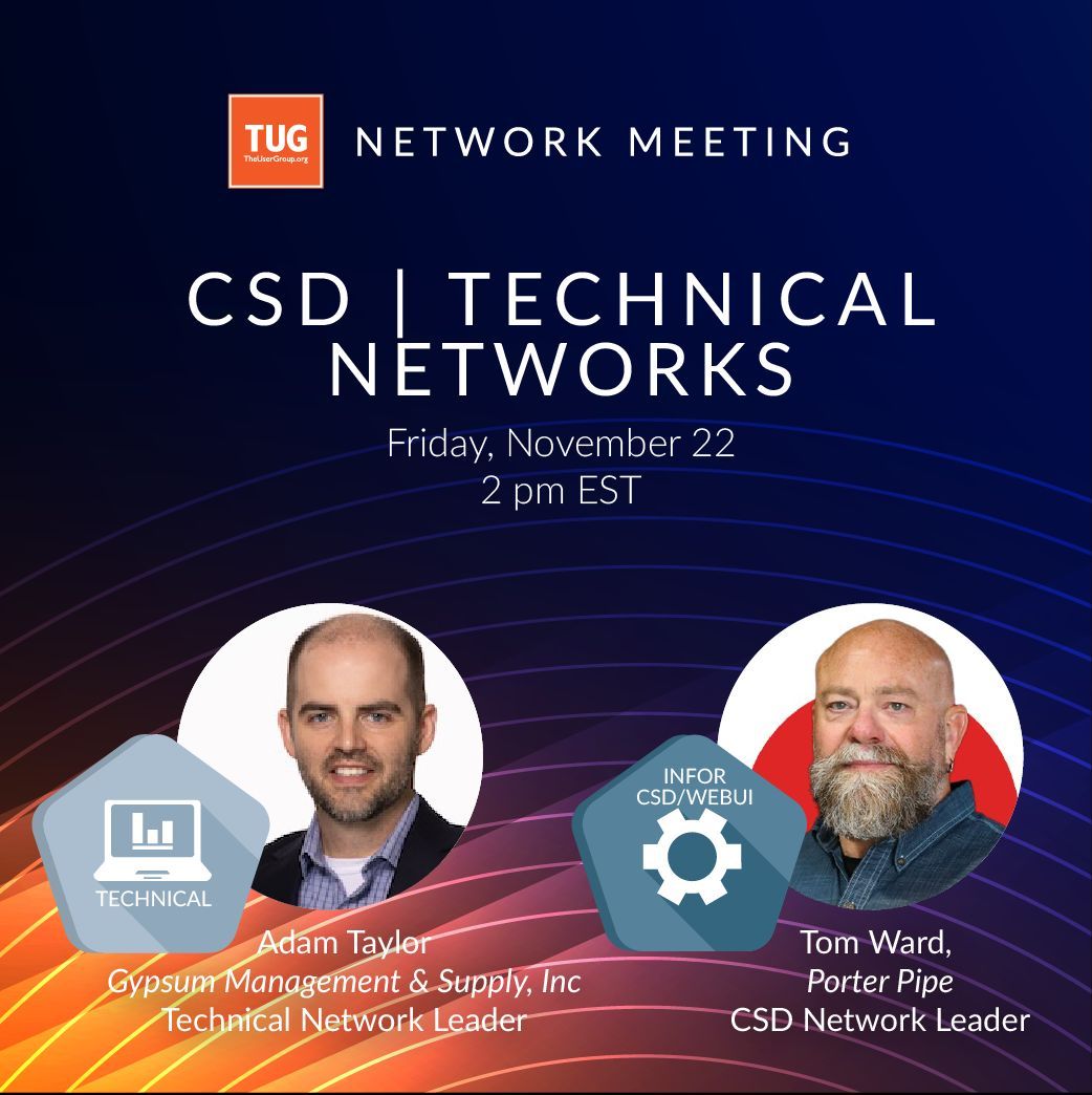 TUGconnects's tweet image. Tomorrow!! Join us for an in-depth webinar where we will cover advanced topics related to Infor’s Enterprise Connector. REGISTER HERE: buff.ly/4fnsxdn 

#InforDistribution
#Distribution
#TC365
#TUGConnects365