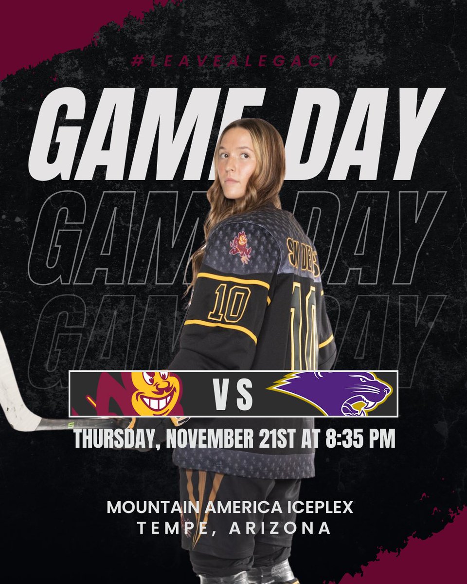 Big game in Tempe tonight as No. 2 comes to the desert 🏜️

⏰: 8:35 PM MST
🎟️: $10 admission at the door. ASU students free with ASU ID
🎥: Watch the game live on Inferno TV’s YouTube channel (youtube.com/@infernotv-asu…).

🔱 | #LeaveALegacy