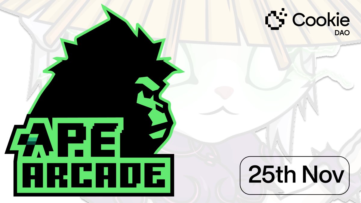 anon, get your battle face on ⚔️

CookieDAO is locking in for the @MemeFighterAI Clash of Clans tournament by <a href="/RealApeArcade/">Ape Arcade</a>

prize pool: $30K+
start date: 25th Nov

glory’s up for grabs. get in now:
🔗 apearcade.gg/cookiedao