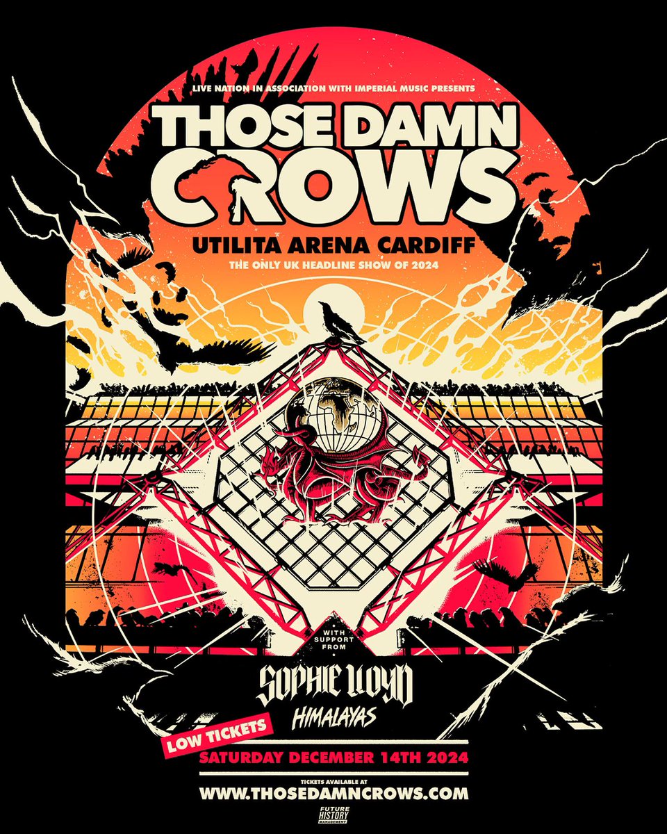 Cardiff, we can’t wait to be back at the <a href="/UtilitaArenaCDF/">Utilita Arena Cardiff</a>  supporting <a href="/thosedamncrows/">Those Damn Crows</a> ! Who’s coming? 📷 - <a href="/miss_ffionwills/">Ffion Williams</a>