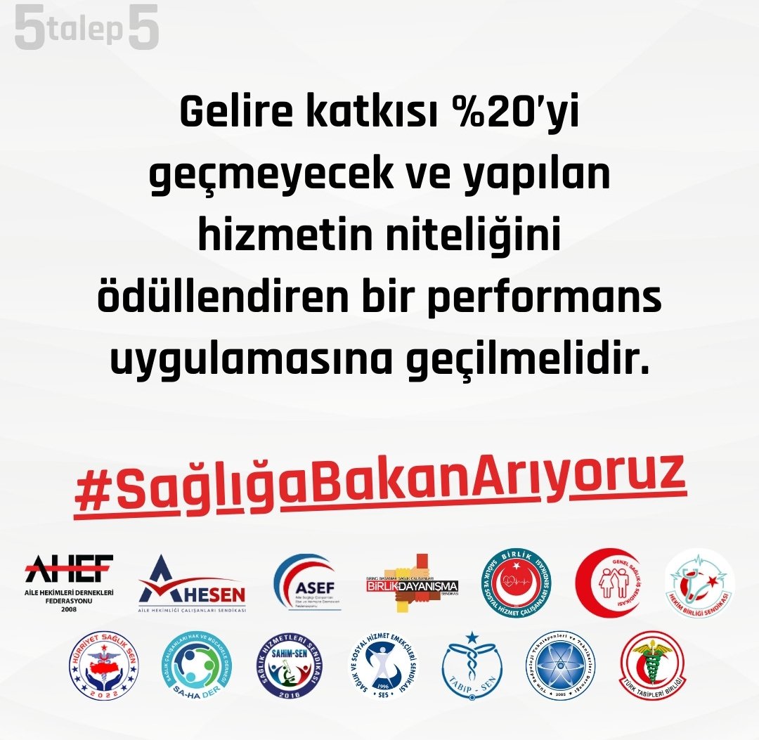 #SağlığaBakanArıyoruz
