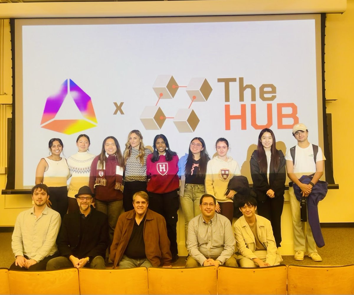 Andromeda's @MyronKoch leads a session at <a href="/Harvard/">Harvard University</a> with <a href="/harvard_crypto/">Anamaria Marian</a>, diving into:  

🤖 Neural network history &amp; AI standards  
🛠️ Agent-friendly toolsets for LLMs  
🌐 How AI complements blockchain  
🔗 Andromeda's AI-driven innovations and #aOS 

#Andromeda #AI #Blockchain