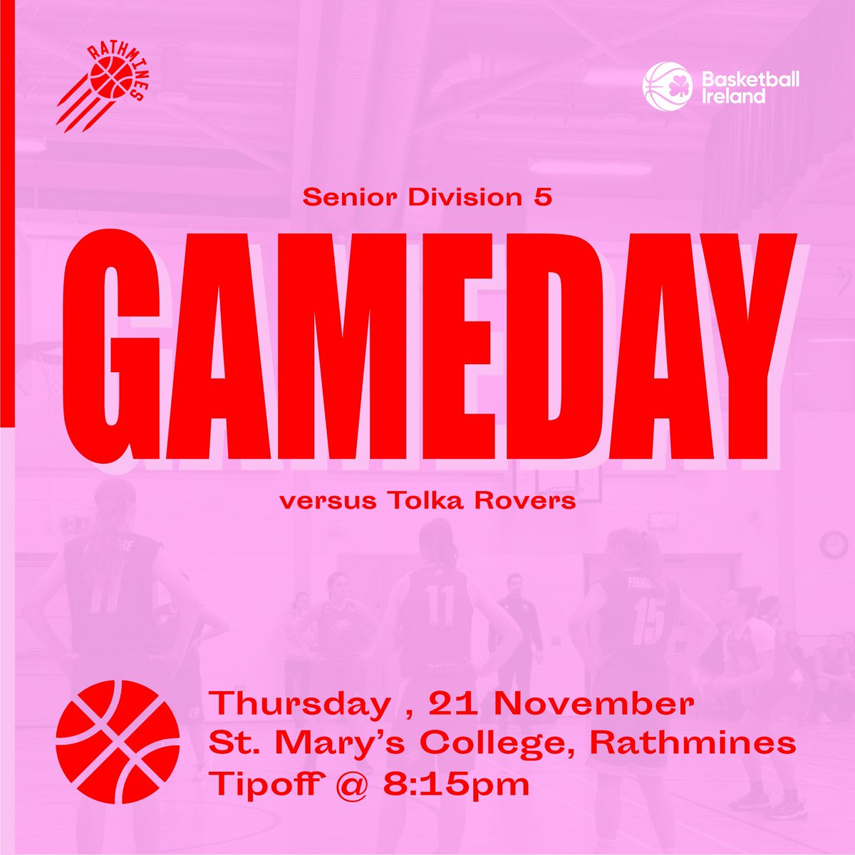 RathminesBC's tweet image. 🏀 Rathmines Women’s Division 5 tipoff tonight for a rematch against Tolka Rovers - this time at home. Come out and support!
⏰8:15pm
📍St. Mary’s College, Rathmines 

#DLBB #RathminesBC2024