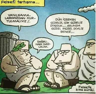 Bugün Dünya Felsefe Günü
Felsefe iki ayrılır. Bir yapılan şeyin kendisi, iki yapılan şeyi yapanın kendisi. 
#dunyafelsefegunu