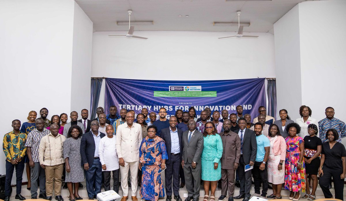 uesdgh's tweet photo. UESD awarded a £4,000 grant under the British Council’s Enterprise Support and Incubation Curriculum Development ( ESICD) Project, to establish an Innovation Hub on campus
#UESD24
#HOPE24 https://t.co/VRBlEJS3AV