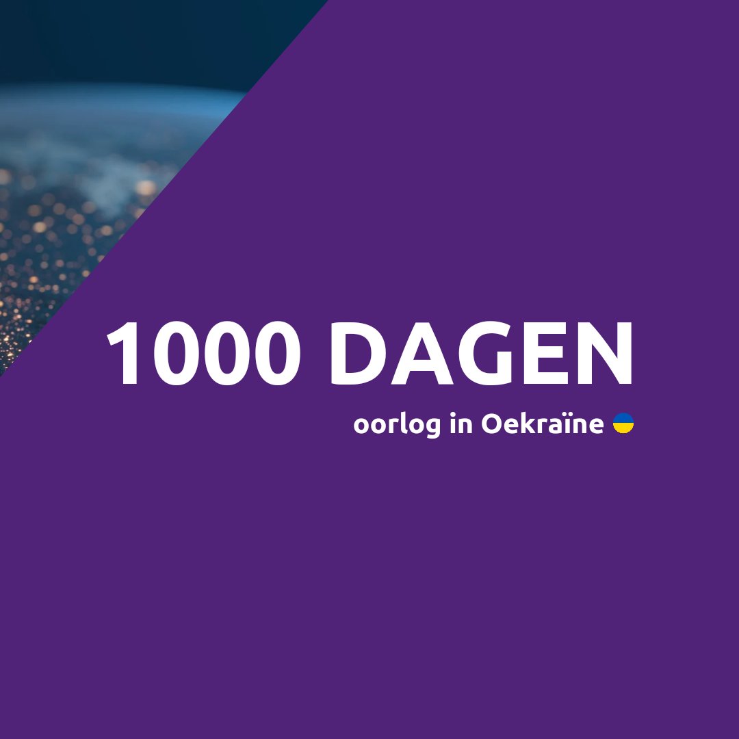 𝟭𝟬𝟬𝟬 𝗱𝗮𝗴𝗲𝗻 𝗼𝗼𝗿𝗹𝗼𝗴 𝗶𝗻 𝗢𝗲𝗸𝗿𝗮ï𝗻𝗲 𝗱𝗲𝘇𝗲 𝘄𝗲𝗲𝗸 
Als Volt streven we altijd naar vrede. Maar om 𝗱𝘂𝘂𝗿𝘇𝗮𝗺𝗲 vrede te bereiken, moeten we zowel inzetten op diplomatie en handelsrelaties als op een sterk defensieapparaat. Het is én-én, niet of-of.