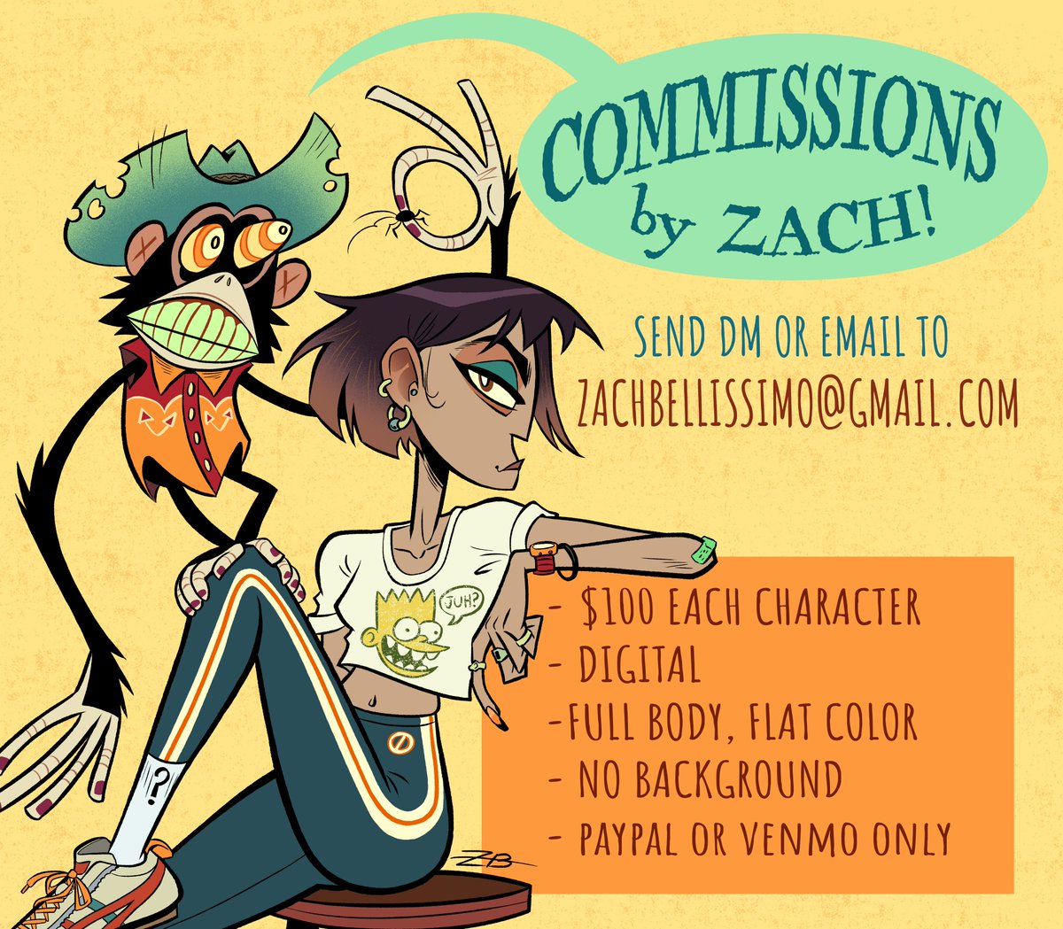 ⚡️COMMISSIONS ⚡️ ARE OPEN! 👈
(Still posting more on other platforms but I'll leave this here for those interested...)
