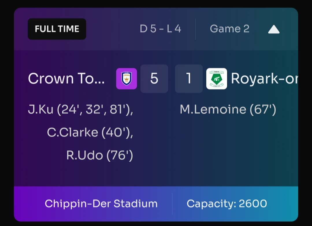 Crown Town go 2 for 2 ..
Newly promoted and Top of the league ..😎
We play the mighty St Ming next ....
Here we gooooo!
Promotion is a must 🫣