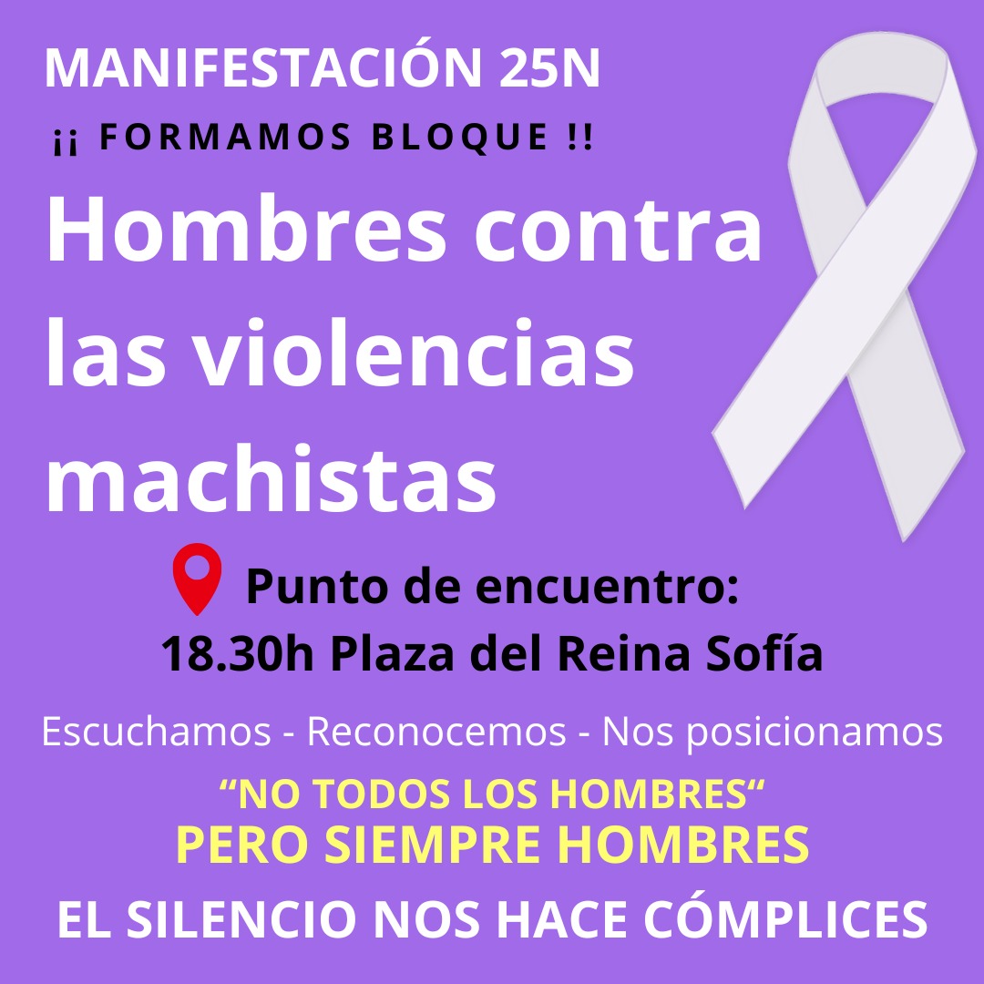 Un problema de los hombres que afecta a las mujeres 
#25N #ahige #violencia #mujeres #hombres
<a href="/ahige/">しげ</a>