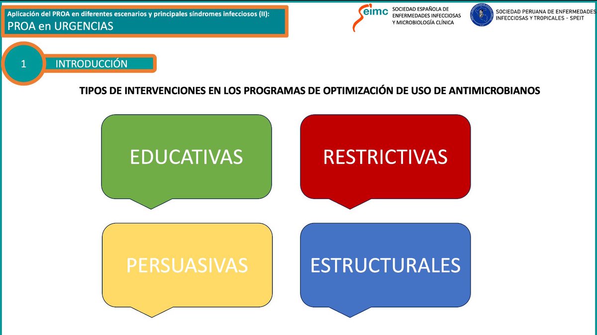 ElenaSalamancaR's tweet photo. Muy agradecida a @SEIMC_ y @SPEIT_oficial por permitirme formar parte de este curso. 

😍Qué estimulante es trabajar en la optimización del uso de antimicrobianos y qué fructífero puede ser hacerlo en un Servicio Urgencias con su 🫂implicación desde dentro.

#PROA #AMS https://t.co/tFVKQY8i6T
