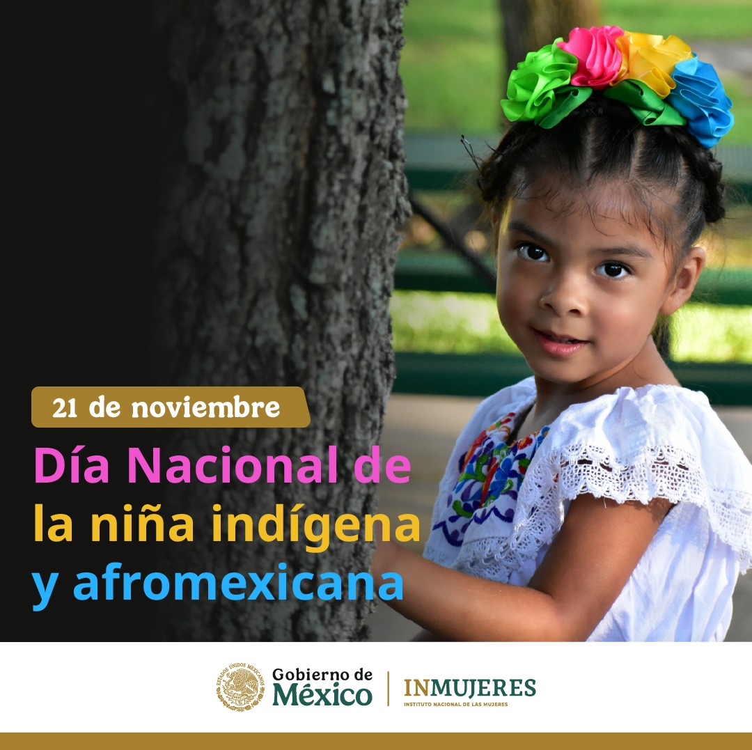 ¡Hoy celebramos el Día Nacional de la Niña Indígena y Afromexicana! 🎉👧🏽

Un día para reconocer y honrar la fuerza, la sabiduría y los derechos de nuestras niñas que forman una parte fundamental de nuestra identidad y cultura mexicana. 🇲🇽