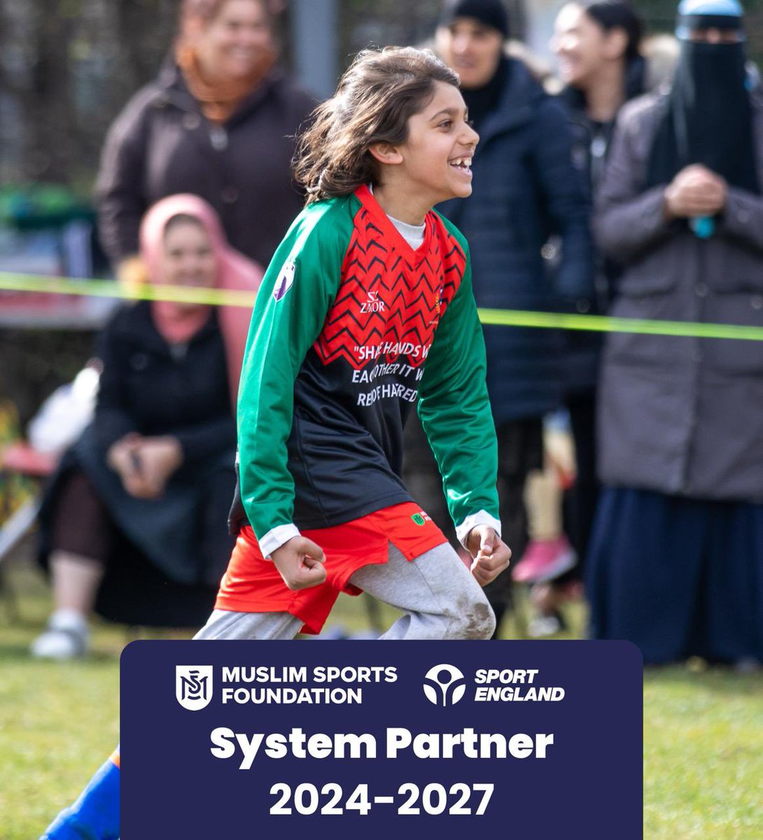 We are delighted to announce a new three-year strategic partnership with <a href="/Sport_England/">Sport England</a> from 2024-2027! 

We can’t wait to get going and would like to thank them for their trust in us and we look forward to working with them! 

#UnitingTheMovement #SportEngland #MuslimSports