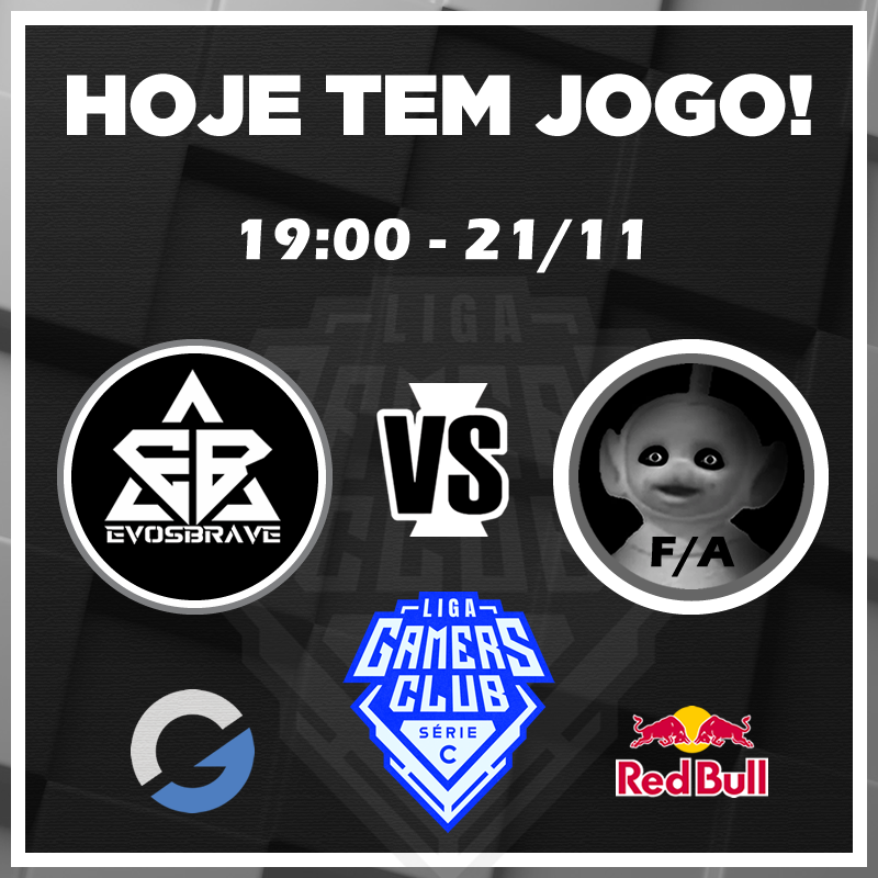 evosbrave's tweet photo. Hoje tem jogo!!!
Pela Série C @GamersClubCS
VERSUS: F/A (Friendship Above All)
#evosbrave #goevos #gamersclub #CS2 https://t.co/PJvaqjsSLP