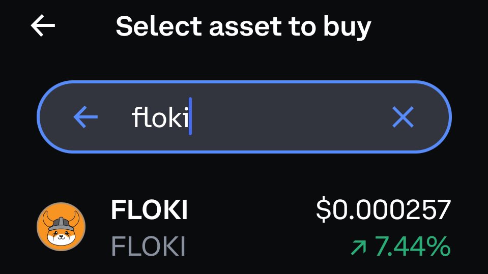 $FLOKI is now live on Coinbase 🐕🔥