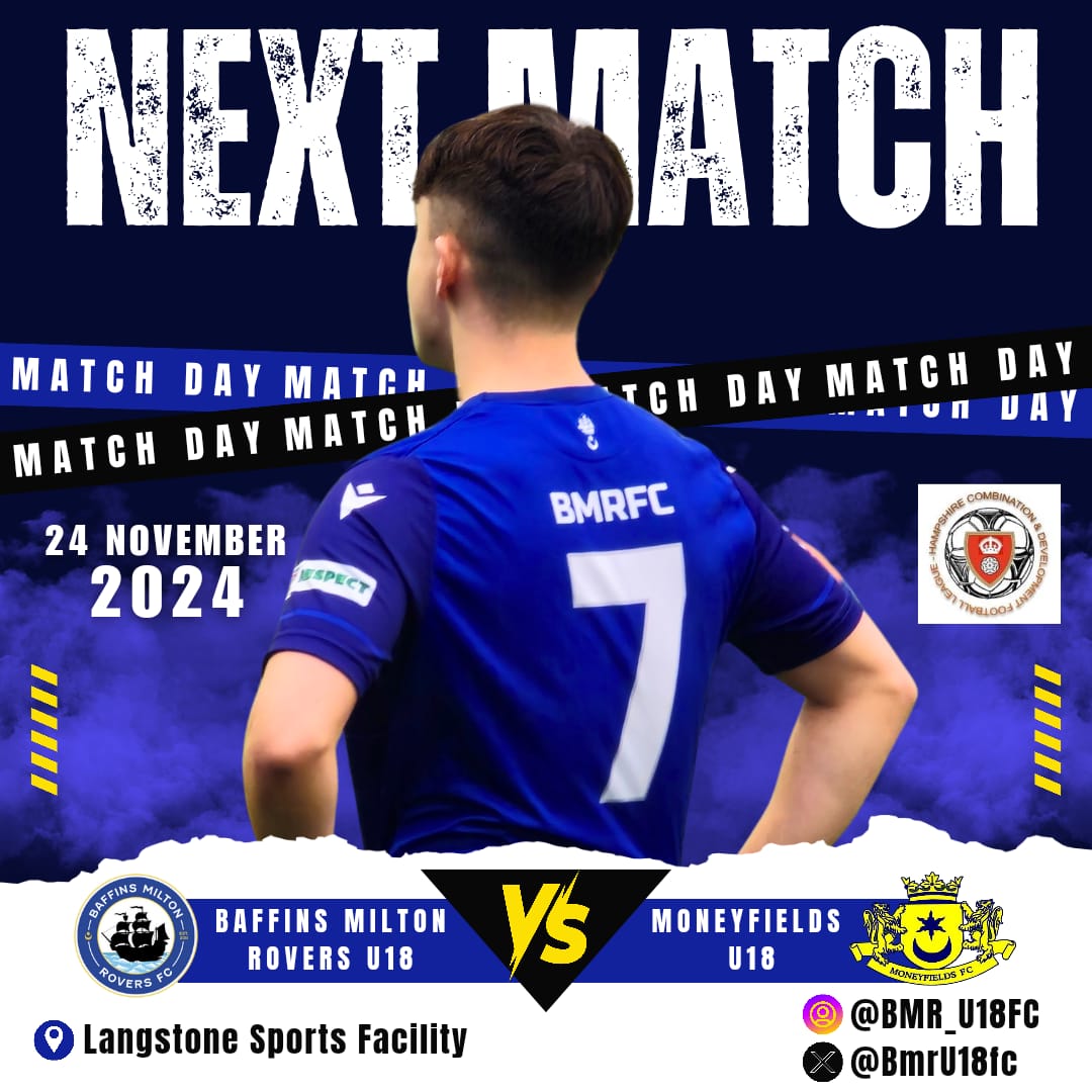 BmrU18fc's tweet image. After a week off, the BMR U18s are back this Sunday for a local derby clash against @MONEYFIELDSFC U18! 🔥⚽ Don’t miss the action—let’s bring the noise and back the boys! 💪
#LocalDerby #BMRU18s #GameDay"