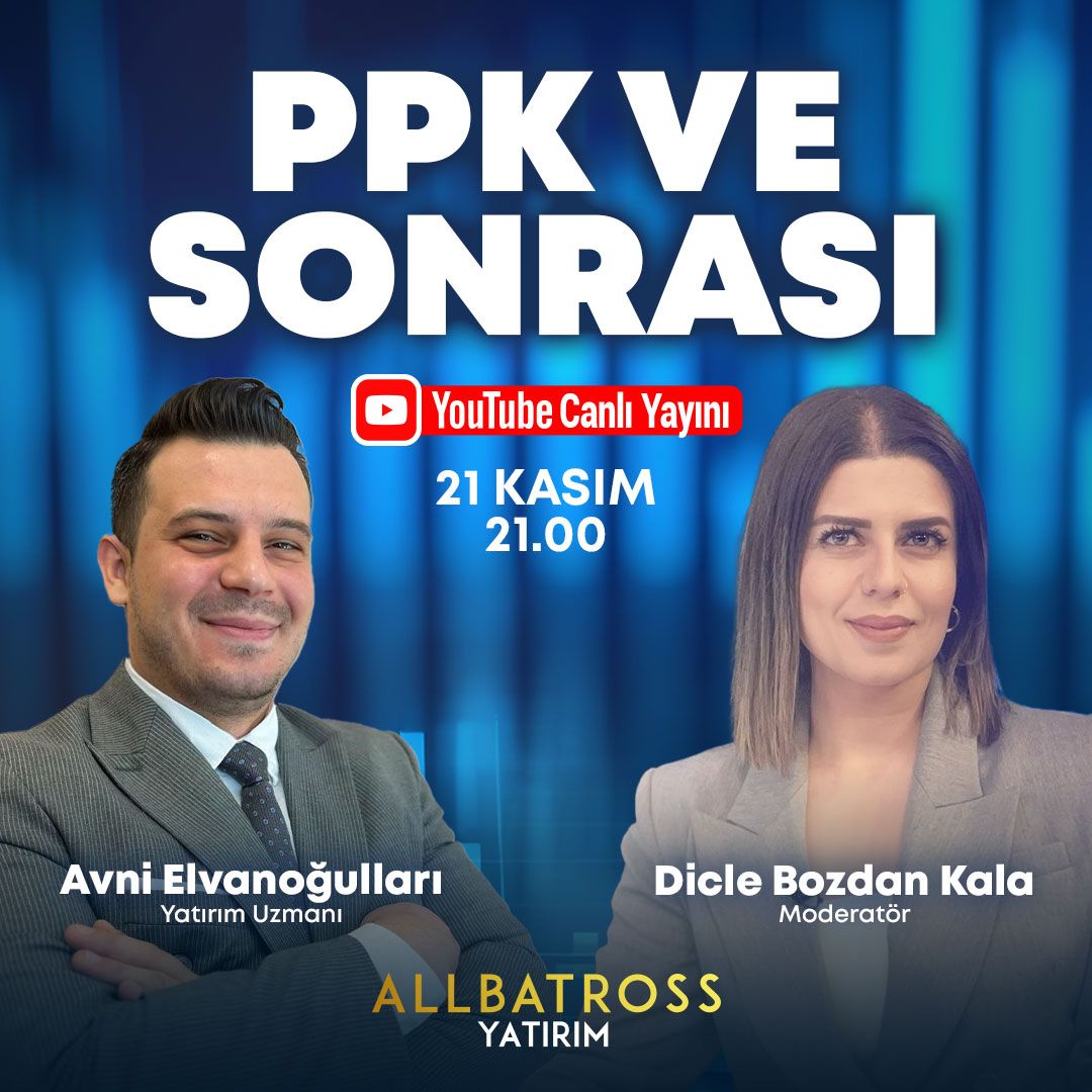 10 dakika sonra canlı yayındayız! Yayınımız eş zamanlı olarak hem YouTube hem de X üzerinden gerçekleşecek. Herkesi bekliyoruz!

YouTube kanalımızdaki canlı yayına aşağıdaki linkten katılabilirsiniz:
youtube.com/live/bwf8a6B0d…

<a href="/AvniElvanoglu/">Avni Elvanoğulları</a> @diclebozdan

#allbatrossyatırım #faiz
