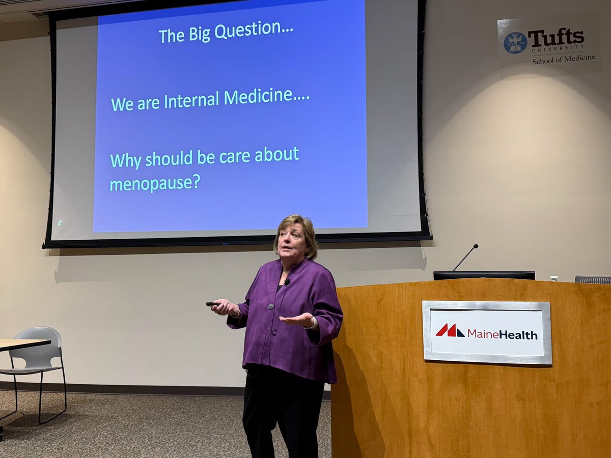 Maine Med IM Residency Program (@mainemed_im_res) on Twitter photo Wonderful discussion from leader on #WomensHealth, Dr. Melissa McNeil MD MPH MACP of <a href="/BrownMedicine/">The Warren Alpert Medical School</a> on managing #menopause for the Internist for this week’s #GrandRounds! Wonderful discussion from leader on #WomensHealth, Dr. Melissa McNeil MD MPH MACP of <a href="/BrownMedicine/">The Warren Alpert Medical School</a> on managing #menopause for the Internist for this week’s #GrandRounds!