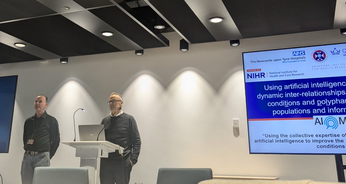 Members of AI MULTIPLY team presented on user experience of the SDE at the Health Innovation NENC #HI_NENC event today in Newcastle. It was great to find out more about what is going on elsewhere in the SDEs. Thanks for having us along!
#aiinhealth #MLTC