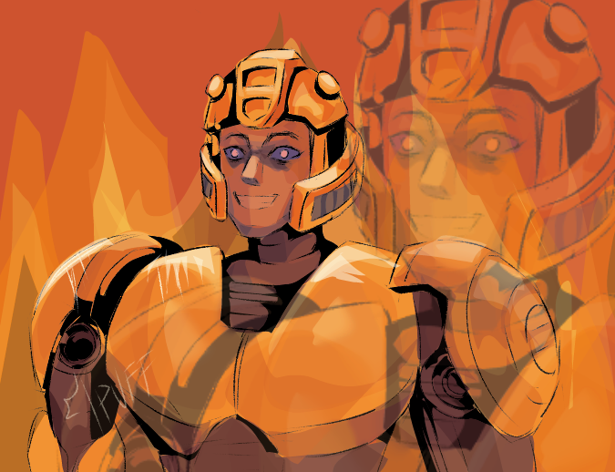 mallowart17's tweet photo. Coping with opmeg divorce 🫰✨

#bumblebee #b-127 #TransformersOne #tfone #fanart #meme #tran https://t.co/VbVYwNQGTY
