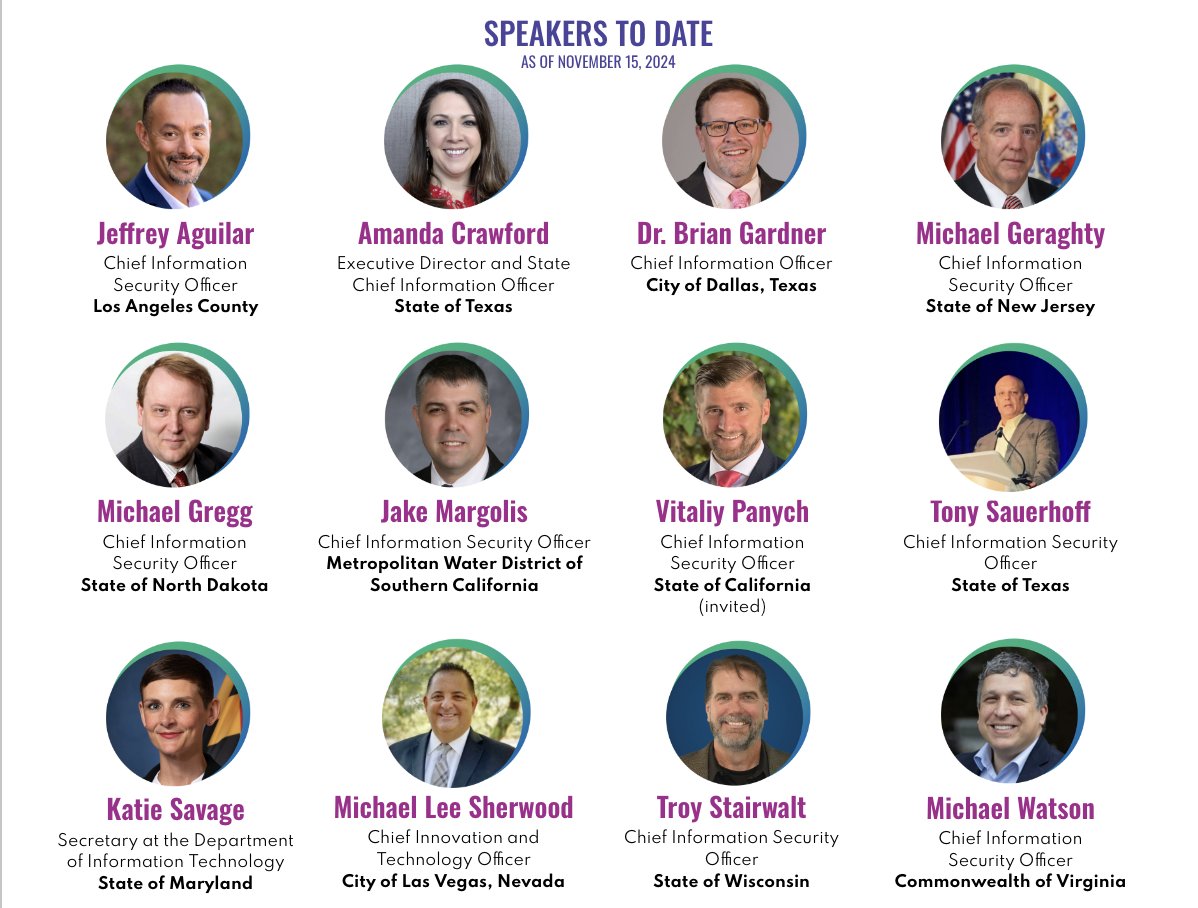 REGISTRATION OPEN ⭐ The 2nd Annual Summit on March 11–12, 2025, will again bring together top federal, state, local, tribal and territorial government officials along with industry experts. Register today to take advantage of early bird rates: statelocal.billingtoncybersummit.com