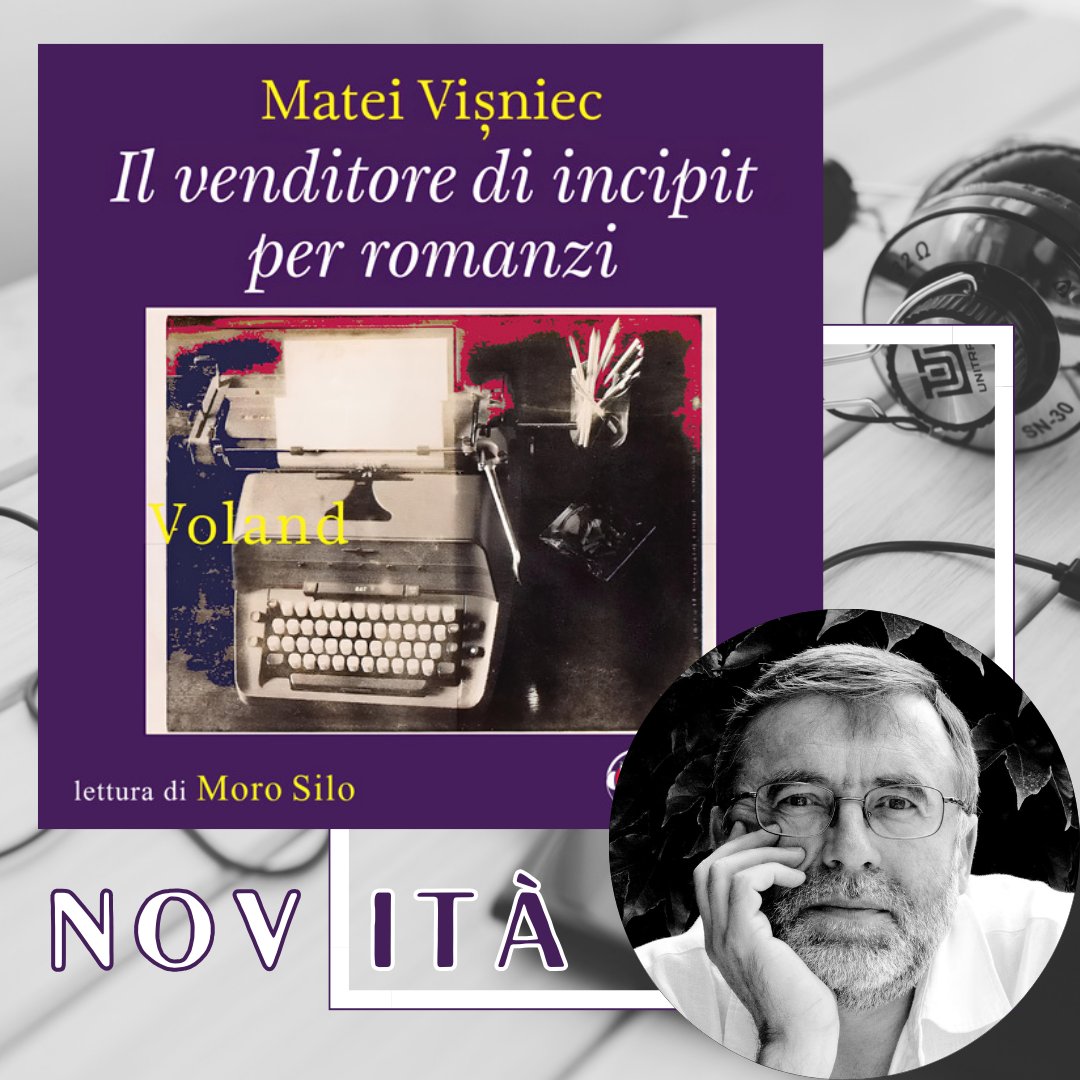 Un'opera caleidoscopica, esilarante e spiazzante: ascolta "Il venditore di incipit per romanzi", il nuovo audiolibro di Matei Vișniec su ilNarratore.com 👉bit.ly/3UXP1tk
#audiobooks #ilnarratore #novitàaudio