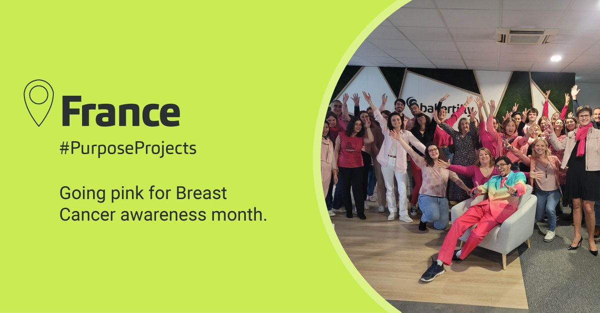 Many of our member firms took part in Pink October, a month dedicated to breast cancer awareness, prevention and screening. #PurposeProjects