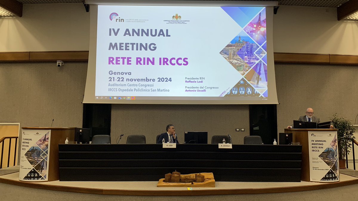 La prima giornata del IV Annual Meeting della Rete RIN si è svolta all’insegna dell’innovazione e del valore aggiunto della collaborazione tra gli #IRCCS.

#Rin #Ricerca #neuroscienze #neuroriabilitazione 

reteneuroscienze.it/iv-annual-meet…