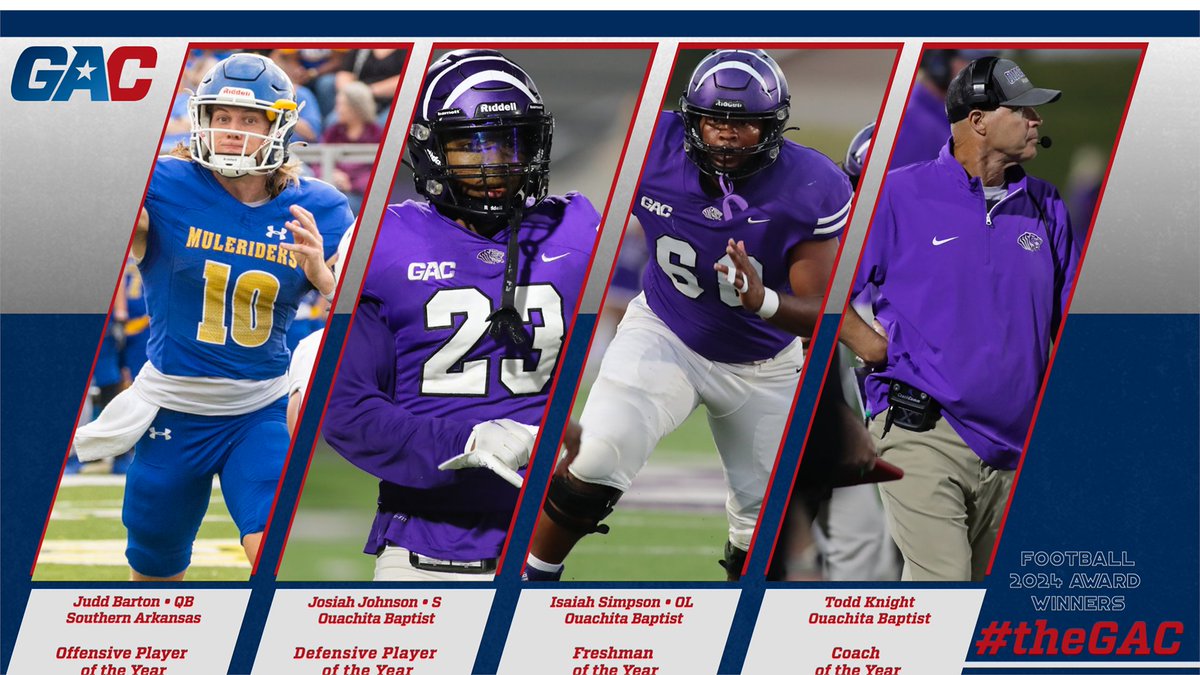 #theGAC ANNOUNCES 2024 FOOTBALL YEARLY AWARDS - greatamericanconference.com/news/2024/11/2…