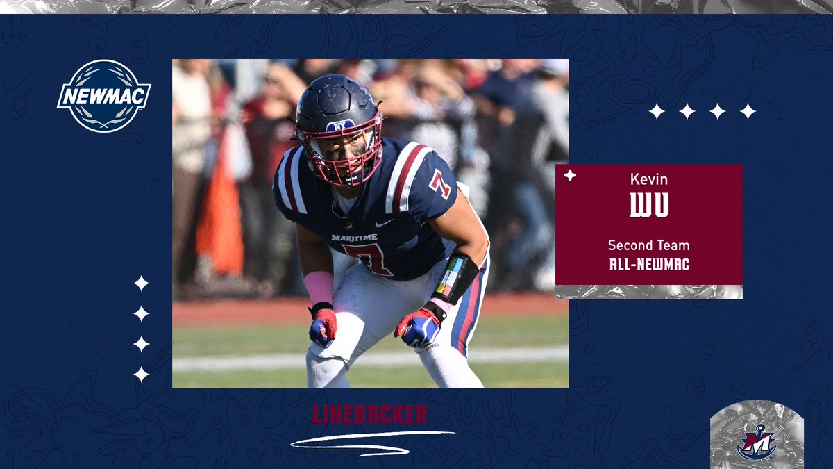 2nd Team All-NEWMAC   
  
Kevin Walter, SR. OL #67
Ian Derda, SR. WR #6
Jack Kellner, JR. LB #59
Kevin Wu, GR. LB #7

#WARFACE 🏴‍☠️