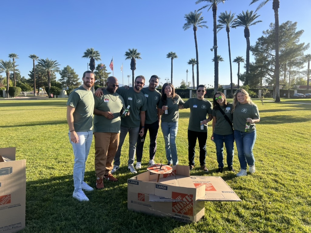 do_backflip's tweet photo. 🌵 Last week, our team traded laptops for desert views at our offsite in Phoenix, AZ!

In-person time is more than a luxury for a remote team - it's a vital part of our culture at Backflip. These offsites fuel the innovation and camaraderie that make Backflip thrive💡✨ https://t.co/PzhgFOl2cE