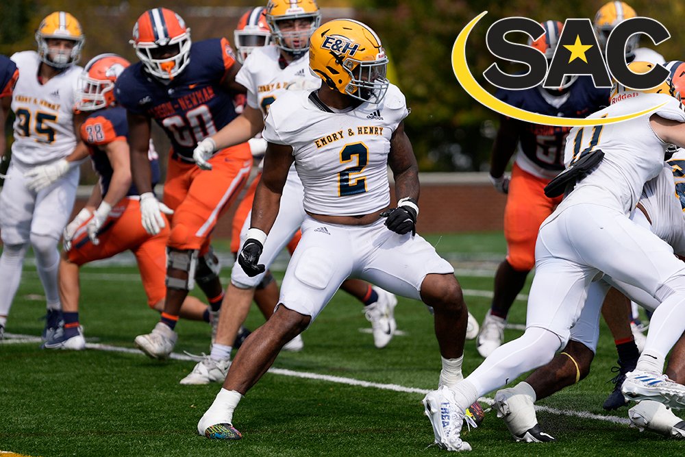 Emory & Henry Wasps (@gowasps) on Twitter photo Emory & Henry Football <a href="/EmoryHenry_FB/">E&H Football</a> Earns 15 Spots on All-South Atlantic Conference <a href="/SAC_Athletics/">South Atlantic Conference</a> Teams
gowasps.com/x/pej7d
#GoWasps #BlueCollarGoldStandard Emory & Henry Football <a href="/EmoryHenry_FB/">E&H Football</a> Earns 15 Spots on All-South Atlantic Conference <a href="/SAC_Athletics/">South Atlantic Conference</a> Teams
gowasps.com/x/pej7d
#GoWasps #BlueCollarGoldStandard