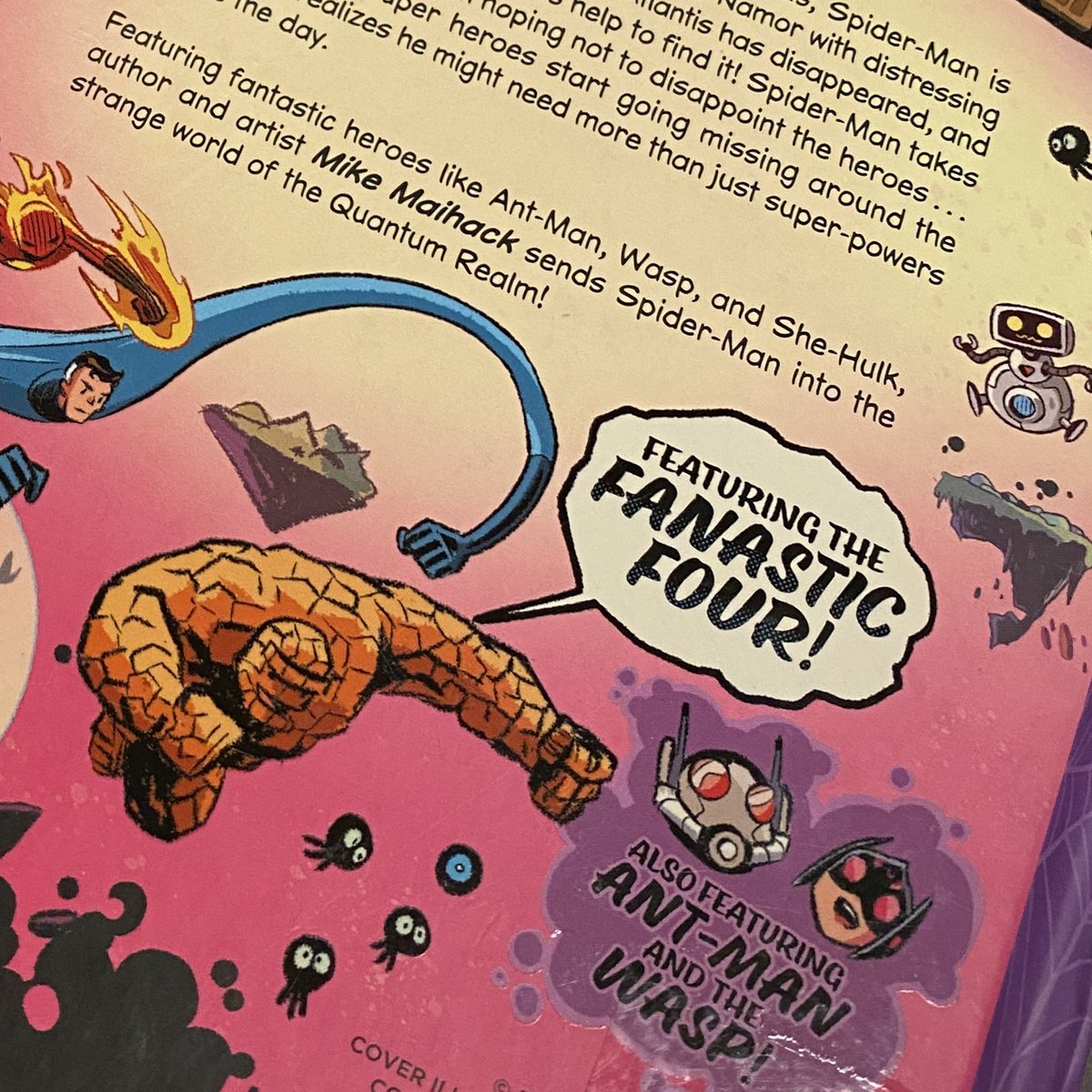 andrewthecarl's tweet photo. I read the first two of these with my 5-year-old in one sitting yesterday—big hit. He wanted me to start over again from the first one as soon as we finished the second.

Buuuuut…I mean, guys…they’re the second biggest words on the back cover...

(Mike is blameless, bless him) https://t.co/7RpN3AyTqn