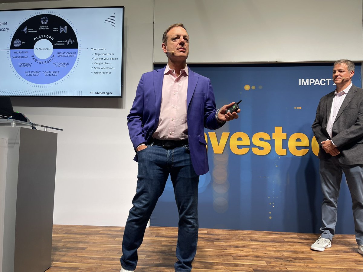 During TD-Schwab transition <a href="/AdvisorEngine/">AdvisorEngine</a> didn’t get one client phone call, it was that smooth says <a href="/AdvisorEngine/">AdvisorEngine</a> CEO Rich Cancro #wealthtech #wealthmanagement #SchwabIMPACT
